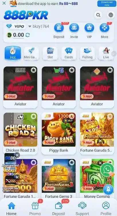 888pkr game
